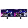 thumbnail image 1 of Gigastone 24 inch IPS LED Back Light Gaming Monitor 2-Pack 165Hz FHD 1920 x 1080, 178Â° Wide View, Dual Monitor, Computer Monitor, Built-in Speakers, FreeSync, Ergonomic Tilt VESA Mount,DP,HDMI, 1 of 4