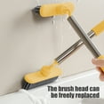 thumbnail image 4 of Grout Brush with Long Handle, Swivel Cleaning Scrubber - Extendable Durable Handle Grout Cleaner Brush for Bathroom, Tile, Baseboard, Corner & Narrow Space, 4 of 6