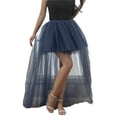 thumbnail image 2 of Gamivast Cocktail Dresses for Women Sleeveless Mini Dress V-Neck Prom Dress Sequin Top Tiered Tulle High Low Hem Evening Party Gowns, 2 of 5