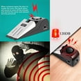 thumbnail image 2 of czcpp-2 Pack Door Stop Alarm with 120dB Siren - Floor Mount Type Door Stopper, Door Wedge Intruder Alert, Door Security Devices for Home, Traveling or Apartments, 2 of 4