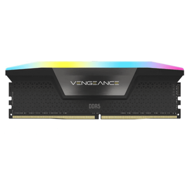 Memoria RAM Corsair Vengeance RGB DDR5, 5200MHz, 8GB, CL40, XMP/EXPO CMH8GX5M1B5200C40
