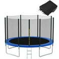 thumbnail image 1 of Patiojoy 12FT Enclosure Net Trampoline Replacement Safety Net with Zipper & Buckle, 1 of 7