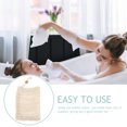 thumbnail image 2 of 30 pcs  Cotton Linen Soap Pouches Soap Storage Bags with Drawstring Bath Saver Bag, 2 of 6