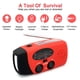 thumbnail image 3 of 2000mAh Portable Hand Crank FM AM WB NOAA Radio Solar Radio Torch (Orange) Ndcxsfigh Para estrenar, 3 of 8