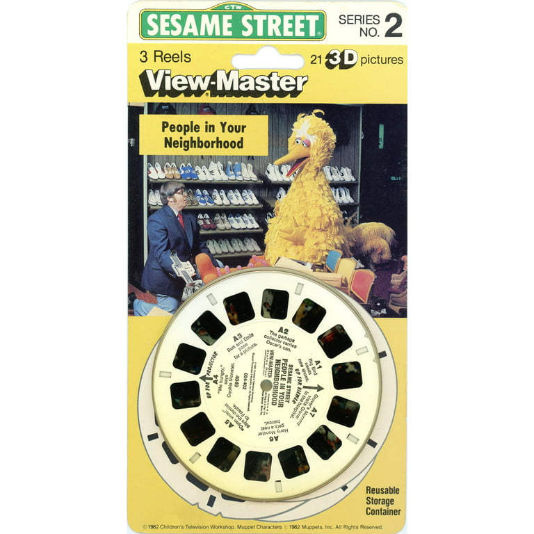 People in Your Neighborhood - Sesame Street -Classic ViewMaster 3