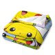 thumbnail image 3 of Manta de Pikachu de varios tamaños, súper suave, de tela con superficie vertical, acogedora y cálida, adecuada para cama, sofá, camping, viajes, para todas las estaciones, ligera y compacta, 40 x 60, 3 of 8