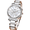 Elegant white, variant on Women's Stainless Steel Link Wristwatch, Multicolor