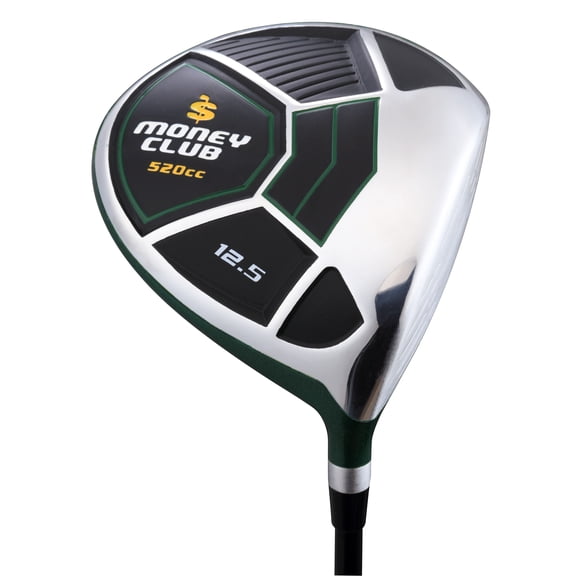 Green Money Club Driver High Launch Massive 520cc 12.5° Head Size Senior Short Men's Minus 1 Inch Under Standard Length Right Handed ONLY Golf Senior A Flex Graphite Shaft