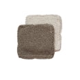thumbnail image 1 of Toockies Hand knit Organic Cotton & Jute Scrub Cloths in Vintage Dish Cloth Pattern- 2 pack, 1 of 2