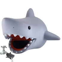 ACDANC Bathtub Faucet Cover for Kids,4inch Cute Shark Shaped Faucet Cover Bathtub Baby Safety,Splash-Proof Sink Bath Spout Cover,Sink Extender for Toddlers Kids