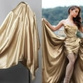 thumbnail image 3 of 6 Yards Satin Fabric Charmeuse Satin Fabric 59inch Shiny Cloth Fabric Silky Satin Fabric, 3 of 9