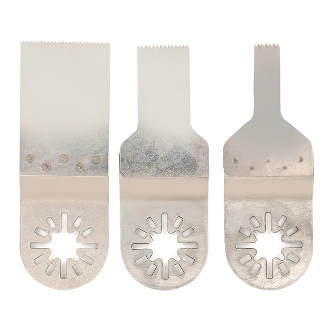 Stainless Steel Oscillating Saw Blade, Oscillating Saw Blade Universal Hole Type Long Service Life 3pcs Sturdy For Cutting Soft Metal For Cutting Wood