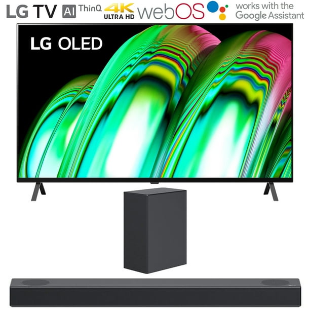 LG 55 Inch A2 Series 4K HDR Smart TV With AI ThinQ (2022) Bundle with LG S75Q 3.1.2 ch High Res Audio Sound Bar with Dolby - Walmart.com