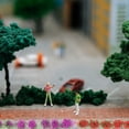 thumbnail image 4 of Mobutofu 6 Boîtes de Fleurs en Grappe Résine Jaune Décoration Micro Paysage pour Bac à Sable Architectural, 4 of 4