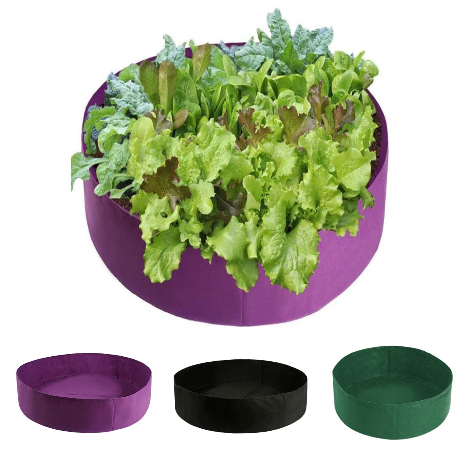 Details about  / Grow Bag 1Pc Outdoor Garden Flower Vegetable Herb Planting Grow Container With 8