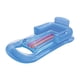 thumbnail image 1 of Colchón inflable para piscina, tumbona, cama de aire flotante, hamaca de agua. Azul, 1 of 9