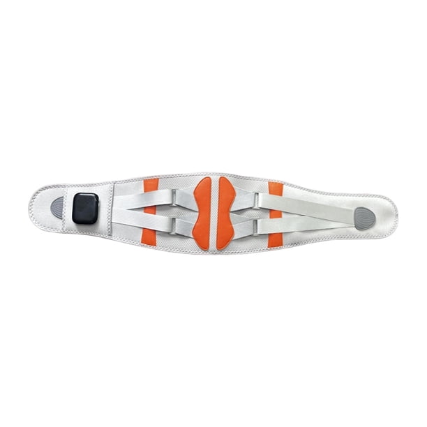 Cinturón de masaje de apoyo para hombres y mujeres, ajustable, regalo de cumpleaños, recargable. Gris
