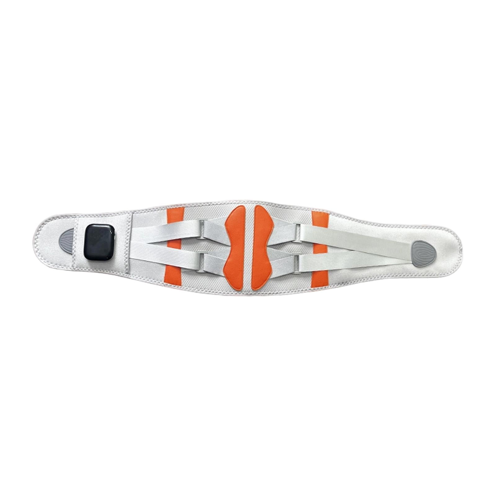 Bothyi Electric heated massage belt with wireless back massager, heating pad, ergonomic Gray