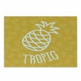 thumbnail image 1 of Yellow Cutting Board, Little Tropical Exotic Pineapples Hawaiian Fun Summertime Seasonal, Decorative Tempered Glass Cutting and Serving Board, Small Size, Yellow White, by Ambesonne, 1 of 1