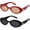2 Pack-black+orange-brown, variant on Retro Oval Sunglasses for Women Men Trendy Small 90s Style  Skinny Narrow Frame 2-Pack