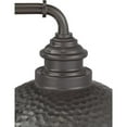 thumbnail image 4 of Progress Lighting Englewood 1-Light Medium Wall Lantern, Antique Pewter, Metallic Copper Shade, 4 of 5