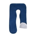 thumbnail image 7 of U-Shaped Maternity Pillow Cover - 51x28in Removable Washable Case for Pregnancy Pillows, Soft Comfortable Fabric, Easy to Remove & Machine Wash, Durable Material, Perfect for Expecting Mothers, C, 7 of 7