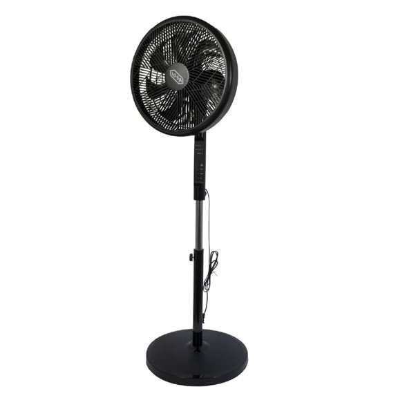 Ventilador de Pedestal 16" Digital IUSA con Control Remoto 3 Velocidades Negro