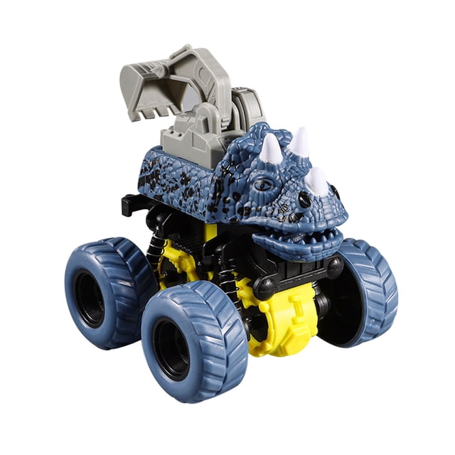 Big Save,HWRETIE Remote Control Construction Vehicles Clearance,Four-Wheel-Drive Inertial Sport Utility Vehicle Children's Dinosaur Toy Car