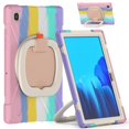 thumbnail image 1 of Funda colorida para Samsung Tab A7 de 10,4 pulgadas T500 con soporte de anillo ajustable grande y protección contra golpes., 1 of 5