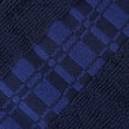 thumbnail image 4 of Geometric Border 4-Piece Cotton Luxury Bath Towel Set for Bathroom, 30" x 52", Navy-Blue by Blue Nile Mills, 4 of 7