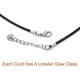thumbnail image 5 of 20 piezas de cordón de collar encerado negro de 20 pulgadas con cierre a granel para hacer pulseras, collares y joyas, 5 of 5