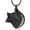 Black, variant on Moon & Star Urn Necklaces For Ashes Celtic Knot Cremation Jewelry For Ashes Memory Jewelry For Women Men