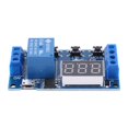 thumbnail image 1 of 10 uds. Módulo de relé de 1 canal Placa de alimentación de retardo de tiempos con pantalla LED para bricolaje(Micro), 1 of 8