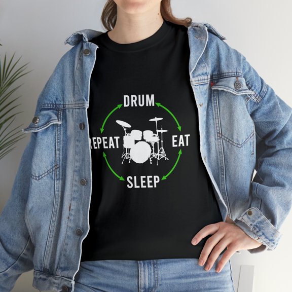 Drum Eat Sleep Repeat For Drummers T-Shirt