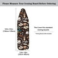 thumbnail image 5 of HELLHERO Coffee Easy Installation 15x54 Ironing Board Cover, Minimalist Style Elastic Edge for Smooth Iron, Ironing Board Cover with Standard Size, 5 of 5