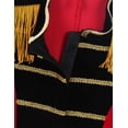 thumbnail image 6 of Nyeemya Kids Girls Sequins Long Sleeve Tuxedo Tailcaot Ringmaster Circus Show Performing Outfit Red 8, 6 of 7