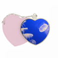 thumbnail image 1 of Ocean medusas ciencia naturaleza foto Bolsa de viaje Mirror maquillaje corazón rosa, 1 of 4