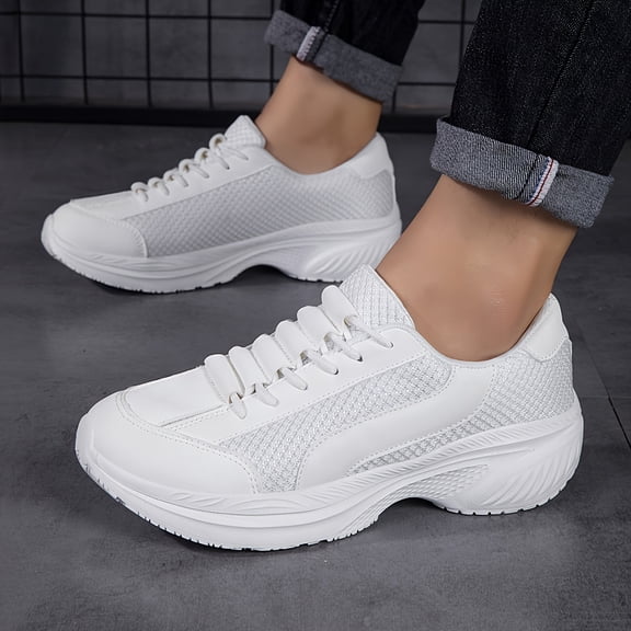 Men's Wide Toe Walking Shoes Lightweight Breathable Mesh Sneakers with Cushioned Non-Slip Sole for Running Gym Training Travel Outdoor Sports and Daily Comfort