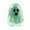 Green, variant on 30Pcs Halloween Mini Ghosts Figures, Small Little Resin Ghost, Tiny Ghost in The Dark Miniature Figurines for Halloween, Pot Landscape Garden Party Decor, Glow in Dark,0.6x0.7 Inch