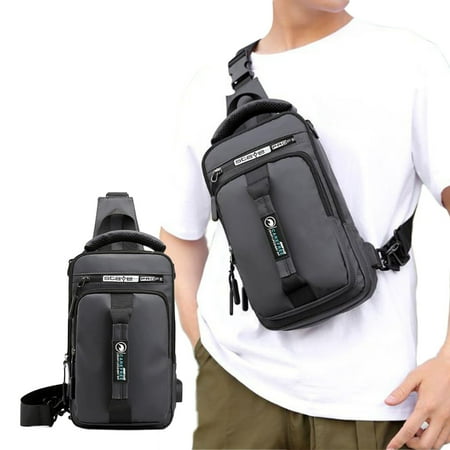Generic Sling Backpack for Men Women  Chest Bag with Adjustable Shoulder Strap  Crossbody Sling Bag  Lightweight Compact Bag  for Outdoors Hiking Traveling