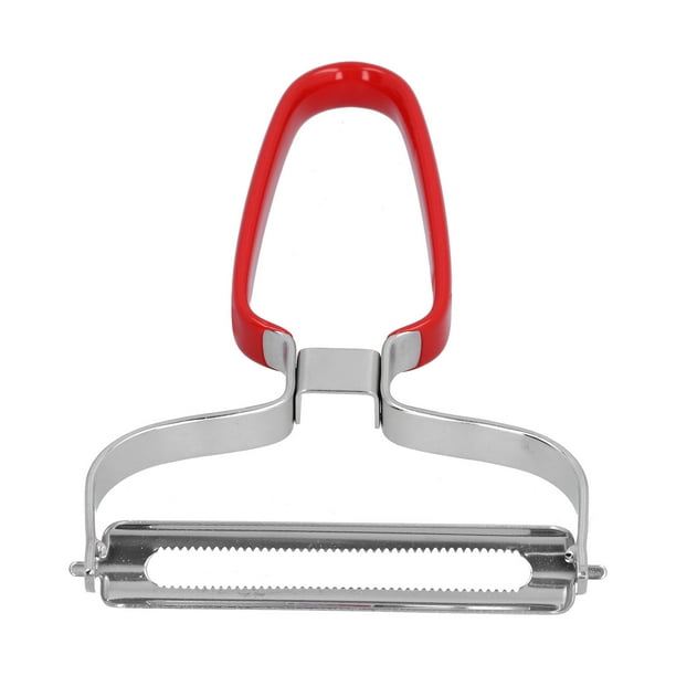 Pelador de Verduras Multifuncional Manual Fruta Pepino Pelador de Boca Ancha para Repollo Zanahoria(Rojo) Ecomeon no