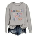 thumbnail image 5 of Christmas Sweatshirt Animal Lover Crewneck Pullover Sweater Whimsical Appreciation Cozy Soft Casual Wear For Ugly Christmas Sweater, 5 of 5