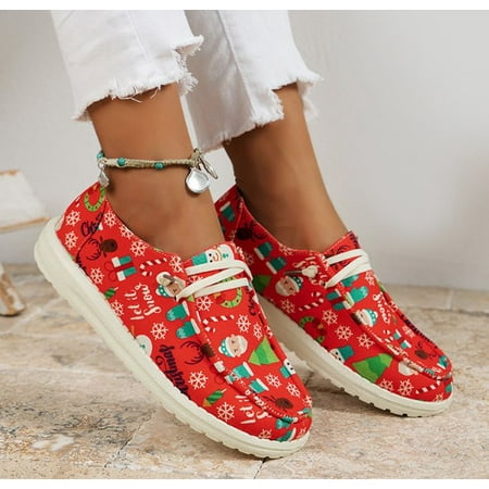 

Halloween canvas shoes for women autumn pumpkin print ghost flat casual shoes