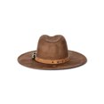 thumbnail image 3 of The Pioneer Woman Fedora Hat with Studded Band, Brown, 3 of 3