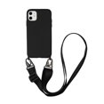 thumbnail image 1 of Funda de teléfono con cordón de silicona para iPhone 12 13 11 14 Pro Max 7Plus X XR XS Max Ultra con correa para el cuello, cordón cruzado para collar Tan Jianjun unisex, 1 of 2