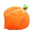 thumbnail image 4 of Inevnen Cute Plush Pumpkin Hat Orange Pumpkin Scarf Cap Full Headgear for Party Cosplay, 4 of 6