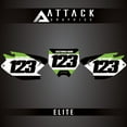 thumbnail image 2 of Attack Graphics Elite Number Plate Backgrounds for Kawasaki KX250 2006, 2 of 3