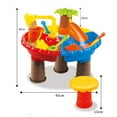thumbnail image 4 of Sand & Water Table Outdoor Garden Sandbox Set Play Table Kids Summer Beach Toy, 4 of 4