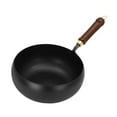 thumbnail image 2 of TISHITA Wok Pan Chinese Wok Boiling Non Stick Skillet Uncoated General Cooking Wok Induction Cooker Gas Stir Fry Pan Round Bottom Wok, 2 of 8