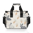 thumbnail image 7 of FORMRS Insulated Cooler Bag 24 Cans Capacity Soft Leakproof Lunch Box with Side Pockets, Adorable Bunnies, 7 of 7
